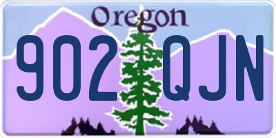 OR license plate 902QJN