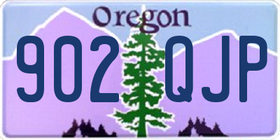 OR license plate 902QJP