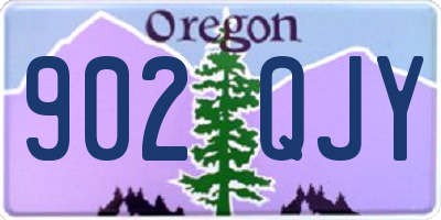 OR license plate 902QJY