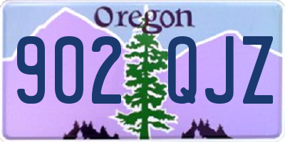 OR license plate 902QJZ