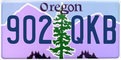 OR license plate 902QKB