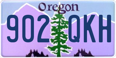 OR license plate 902QKH