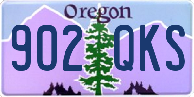OR license plate 902QKS