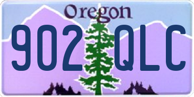 OR license plate 902QLC