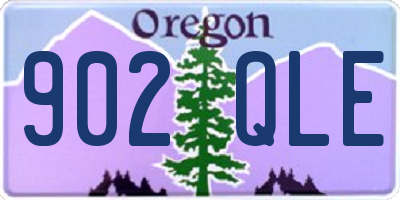 OR license plate 902QLE