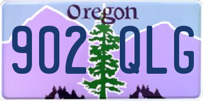 OR license plate 902QLG