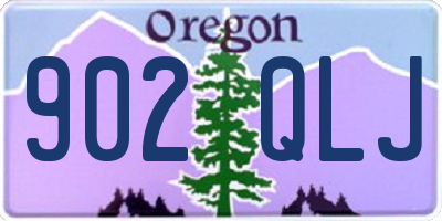 OR license plate 902QLJ