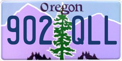 OR license plate 902QLL