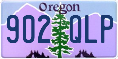 OR license plate 902QLP