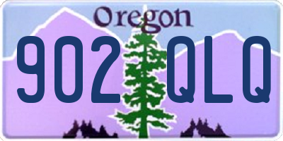 OR license plate 902QLQ