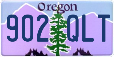 OR license plate 902QLT