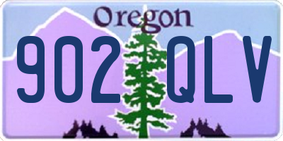 OR license plate 902QLV