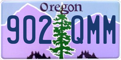 OR license plate 902QMM
