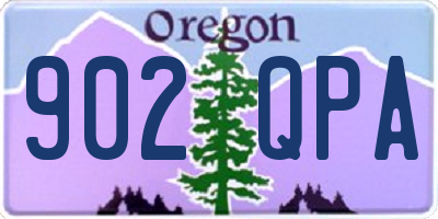 OR license plate 902QPA
