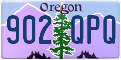 OR license plate 902QPQ
