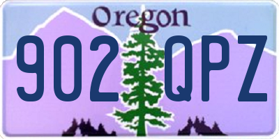 OR license plate 902QPZ