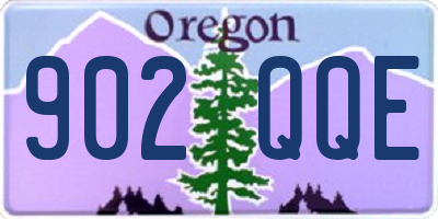 OR license plate 902QQE