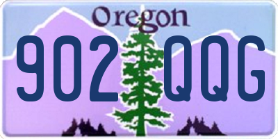 OR license plate 902QQG