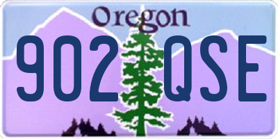 OR license plate 902QSE