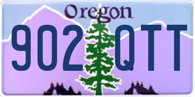 OR license plate 902QTT