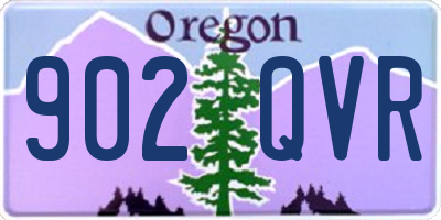 OR license plate 902QVR