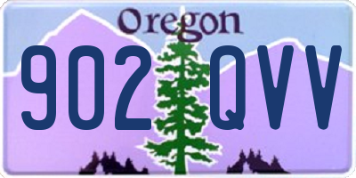 OR license plate 902QVV