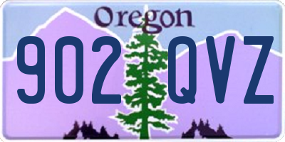 OR license plate 902QVZ