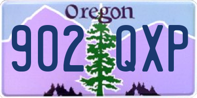 OR license plate 902QXP