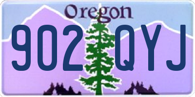 OR license plate 902QYJ