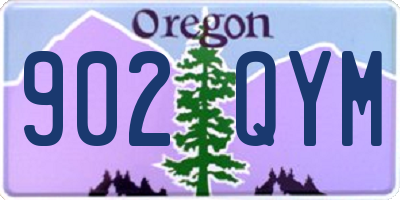 OR license plate 902QYM
