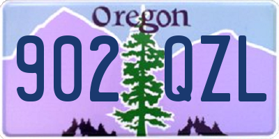 OR license plate 902QZL