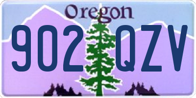 OR license plate 902QZV