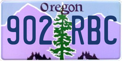 OR license plate 902RBC