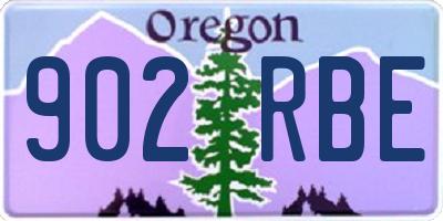 OR license plate 902RBE