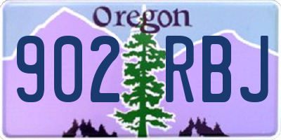 OR license plate 902RBJ