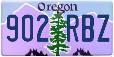 OR license plate 902RBZ