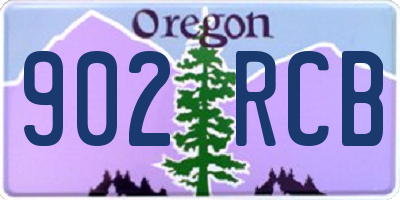 OR license plate 902RCB