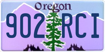 OR license plate 902RCI