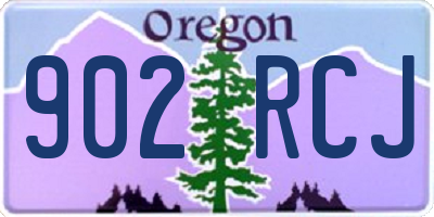 OR license plate 902RCJ