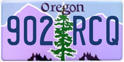 OR license plate 902RCQ