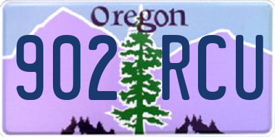 OR license plate 902RCU