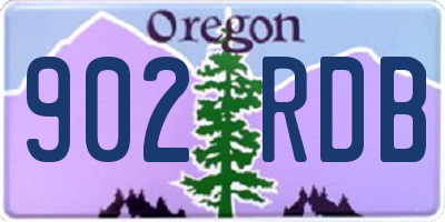 OR license plate 902RDB