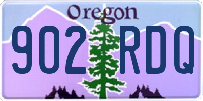 OR license plate 902RDQ