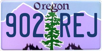 OR license plate 902REJ