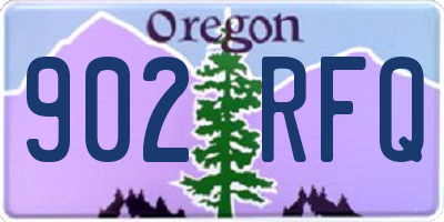OR license plate 902RFQ