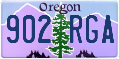 OR license plate 902RGA