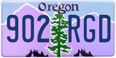 OR license plate 902RGD