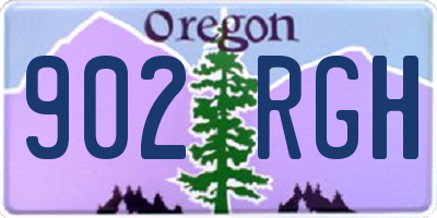 OR license plate 902RGH