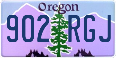 OR license plate 902RGJ