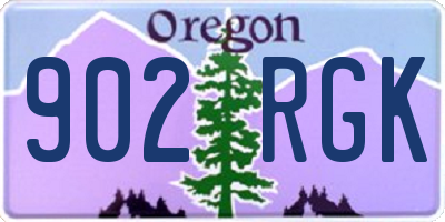 OR license plate 902RGK